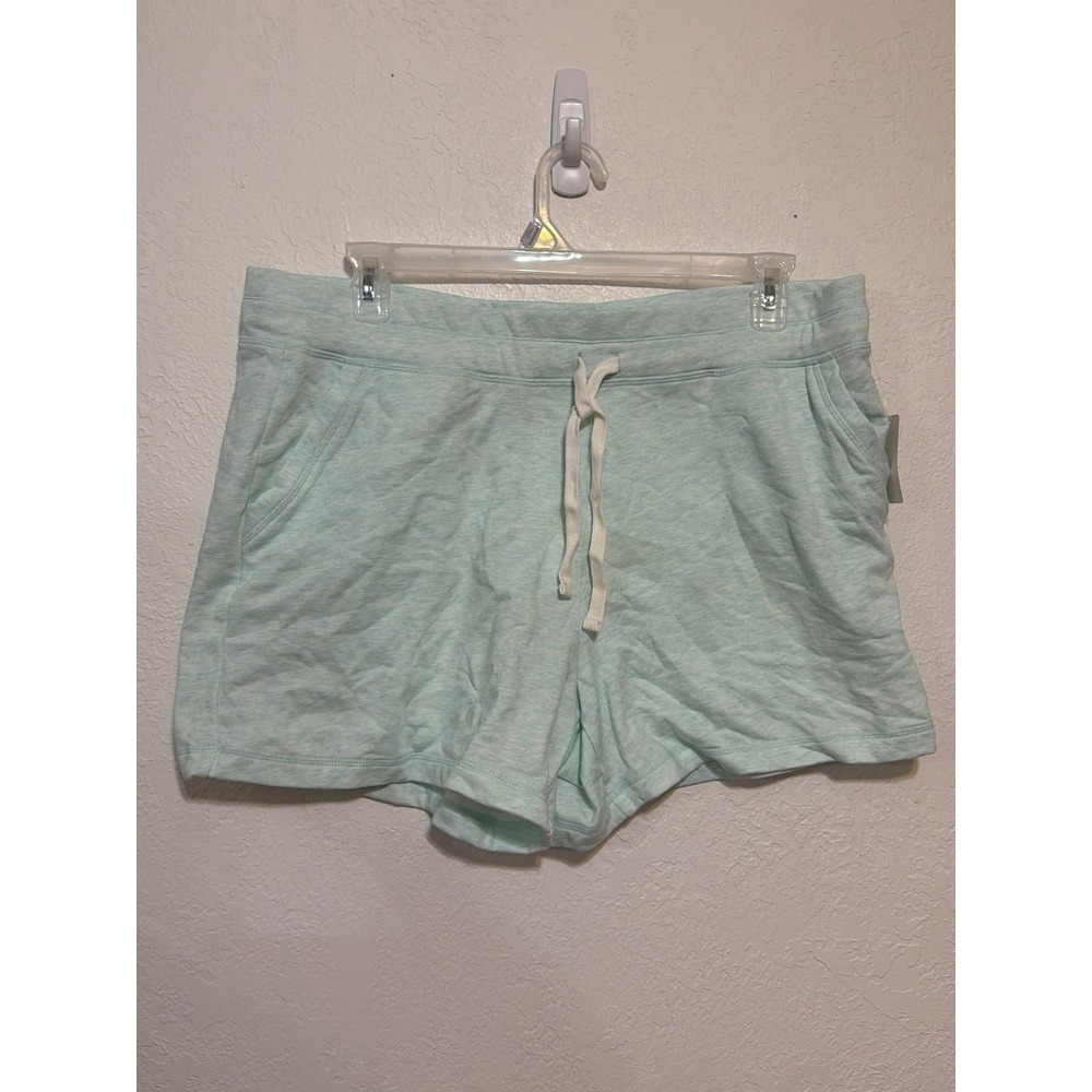 Women's XL Black/ht Soothing Sea Sweat Shorts Drawstring Pockets 32 Cool
